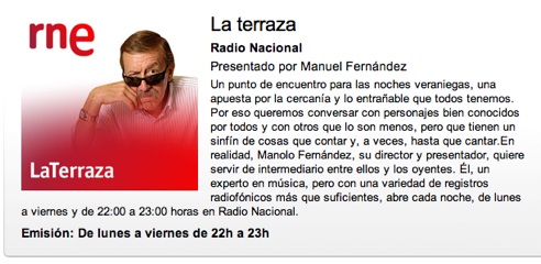 La Terraza Con Manuel Fernández